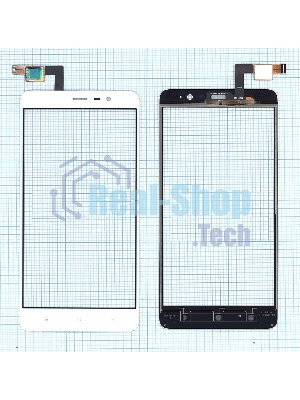 Сенсорное стекло (тачскрин) для Xiaomi Redmi Note 3/Note 3 Pro, белое