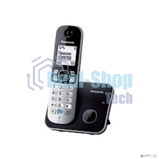 Телефон беспроводной (DECT) Panasonic KX-TG6811RUB черный Беспроводной DECT,40 мелодий,телефонный справочник 120 зап.
