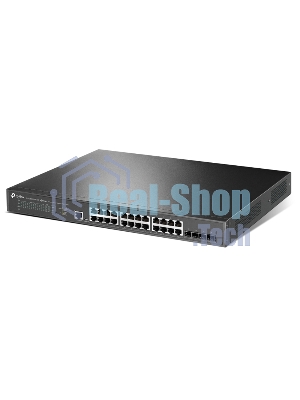 Коммутатор управляемый TP-Link TL-SG3428XPP-M2 JetStream уровня 2+ с 24 портами 2,5 Gbит/с (8 портов PoE++, 16 портов PoE+) и 4 портами SFP+ 10 Gbит/с
