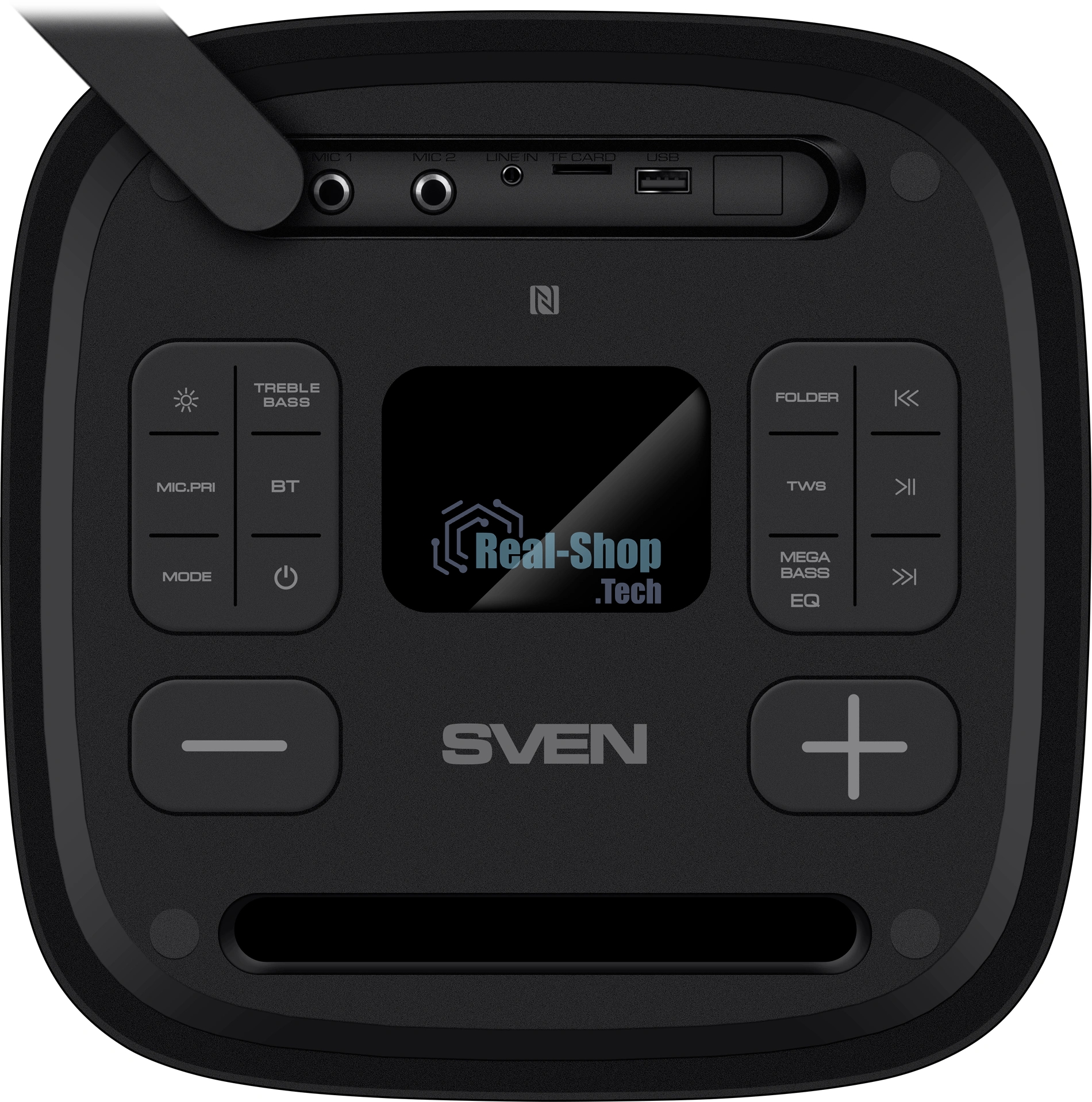 Мобильные колонки SVEN PS-950 2.0 черные 2x80 W Bluetooth