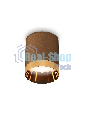 Светильник Ambrella Light XS6304011 SCF/PYG кофе песок/золото желтое полированное MR16 GU5.3 (C6304, N6134)