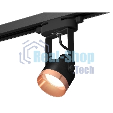 Светильник Ambrella light XT6602045 PBK/PPG черный полированный/золото розовое полированное MR16 GU10 (C6602, N6135)
