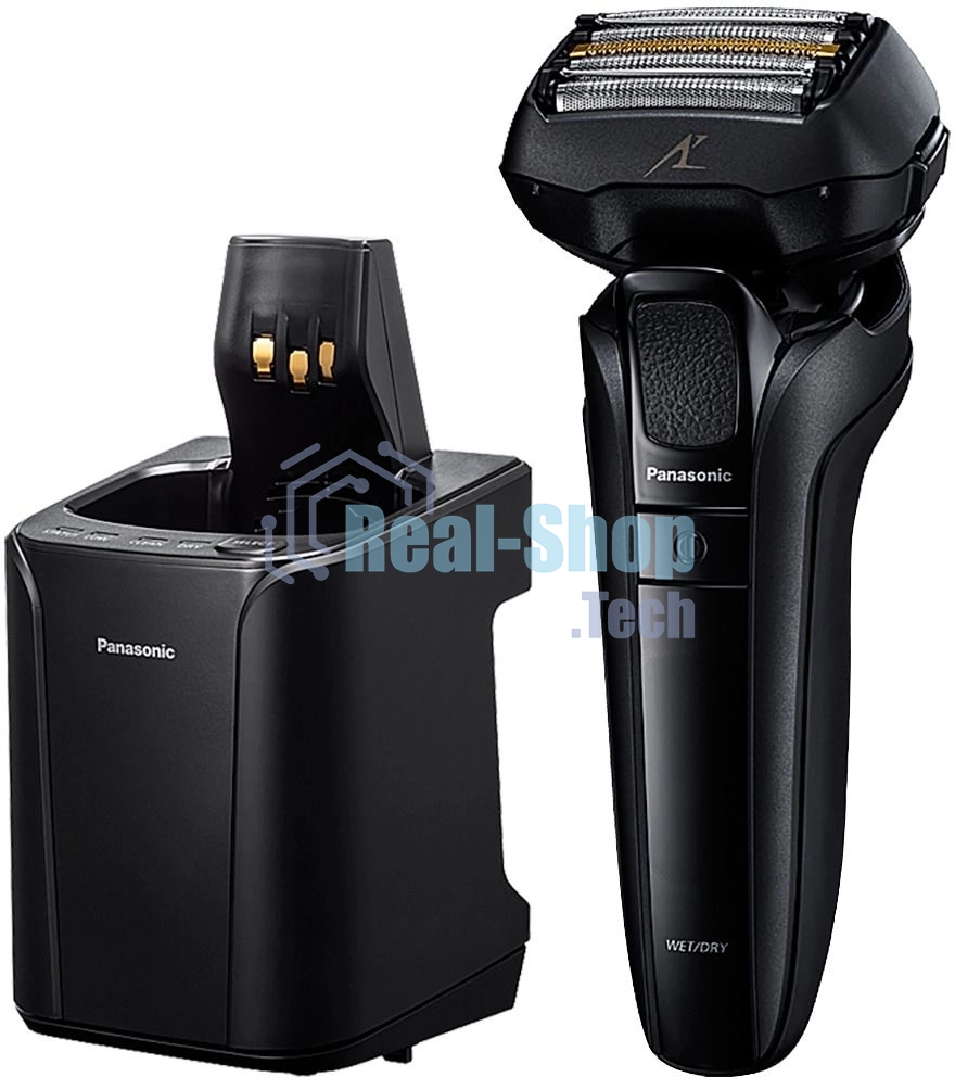 Бритва электрическая сетчатая Panasonic ES-LV9U-K820 реж.эл.:5 питан.:аккум. черный