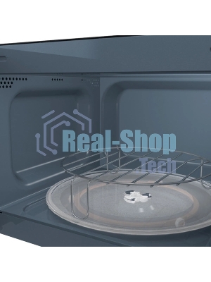Микроволновая печь Gorenje MO20A4XH нержавеющая сталь/черный, 20 л, 800 Вт, переключатели - кнопки/поворотный механизм