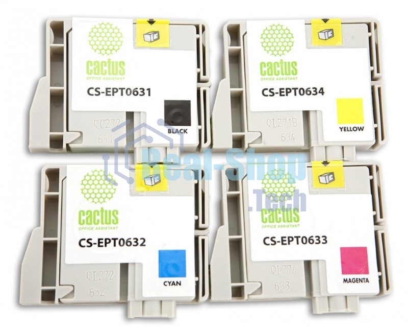 Картридж струйный Cactus CS-EPT0635 многоцветный (40 мл) для Epson Stylus C67/C87/CX3700/CX4100/CX4700