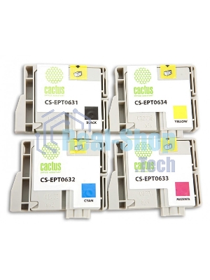 Картридж струйный Cactus CS-EPT0635 многоцветный (40 мл) для Epson Stylus C67/C87/CX3700/CX4100/CX4700