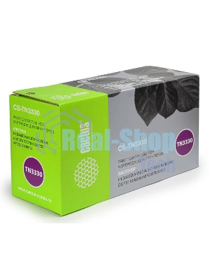 Картридж лазерный Cactus CS-TN3330 черный (3000 стр.) для Brother HL-5440D/5450DN/5470DW/6180DW/DCP8110/8250/MFC-8520/8950