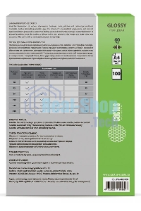 Пленка для ламинирования Cactus 60мкм A4 (100 шт) глянцевая 216x303 мм CS-LPGA460100