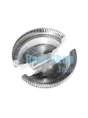 Кулер Cooler ID-Cooling ID-CPU-DK-01T серебристый 92мм алюминий 2200rpm 24db 3-pin 95W 52мм