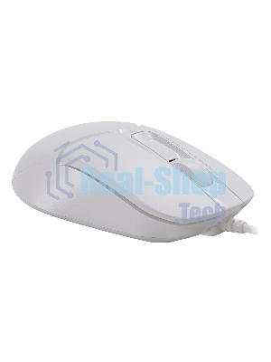 Мышь проводная A4Tech Fstyler FM12 белый, 1200 dpi, USB, кнопки - 3