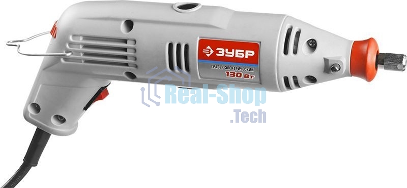 Прямошлифовальная машина (гравер) Зубр Гравер ЗГ-130ЭК H172 электрический с набором мини-насадок в кейсе, 172 предмета