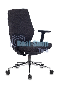 Кресло компьютерное Бюрократ CH-545SL серый 38-417, крестовина металл хром