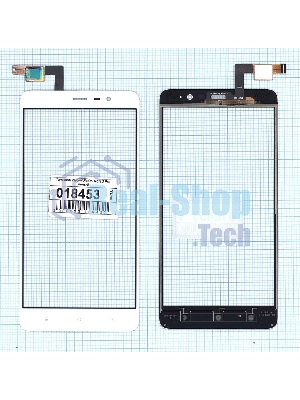 Сенсорное стекло (тачскрин) для Xiaomi Redmi Note 3/Note 3 Pro, белое