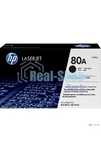 Картридж лазерный HP 80A (CF280A) черный для LaserJet Pro 400 M401/M425 2700 стр.