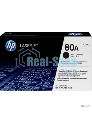 Картридж лазерный HP 80A (CF280A) черный для LaserJet Pro 400 M401/M425 2700 стр.
