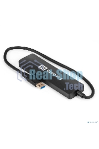 USB-концентратор 4-в-1 ExeGate DUB-4P/3 (кабель-адаптер USB3.0 --> 4xUSB3.0, Plug&Play, черный)