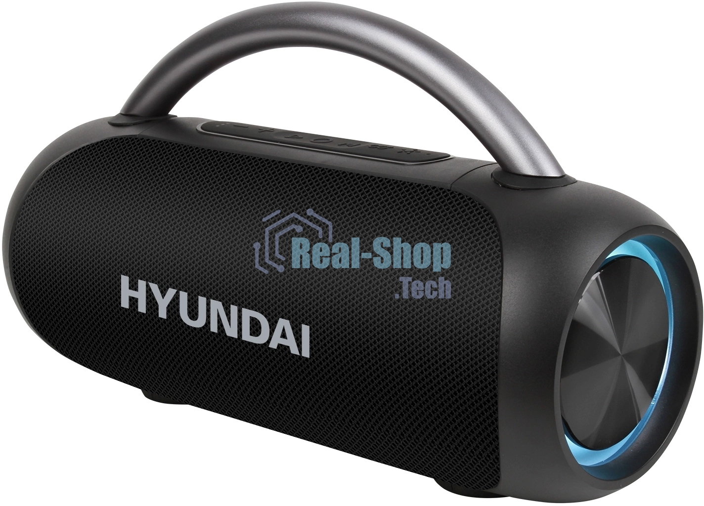 Колонка портативная Hyundai H-PS1026 черный 40W 2.0 BT 10м 1800mAh