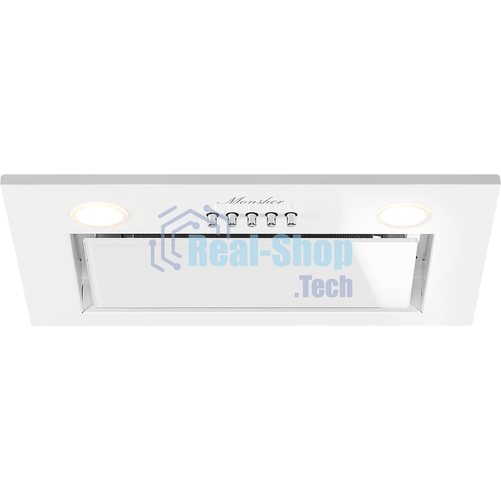 Вытяжка встраиваемая Monsher INNA 40 Blanc белый, 40 см, 1200 куб. м/ч, 45 дБ