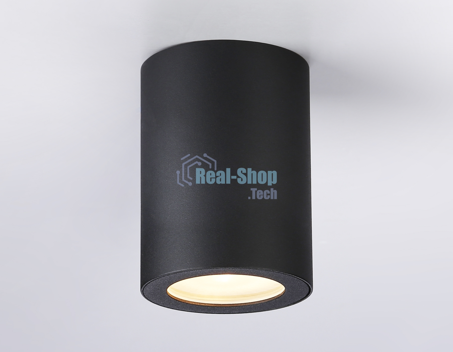 Светильник Ambrella light TN22799 BK черный IP44 GU10 max 12W D65*90