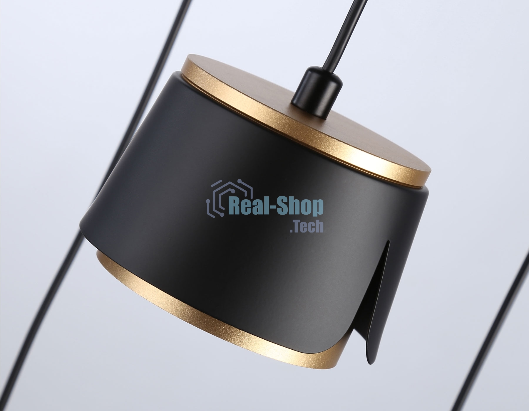 Светильник Ambrella light TN71252/3 BK/GD черный/золото GX53/3 D250*1090