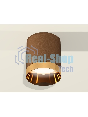 Светильник Ambrella Light XS6304011 SCF/PYG кофе песок/золото желтое полированное MR16 GU5.3 (C6304, N6134)