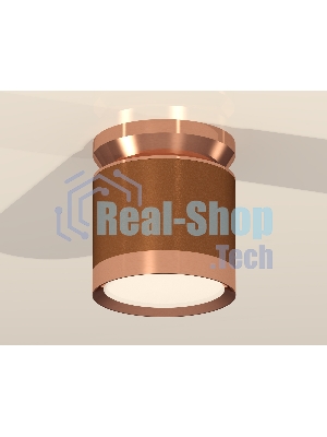 Светильник Ambrella Light XS8117010 SCF/PPG кофе песок/золото розовое полированное GX53 (N8912, C8117, N8126)