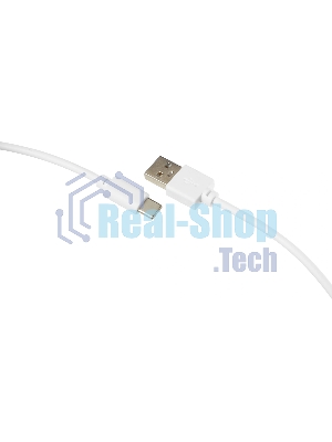 Кабель USB (m)-USB Type-C (m) 1м белый