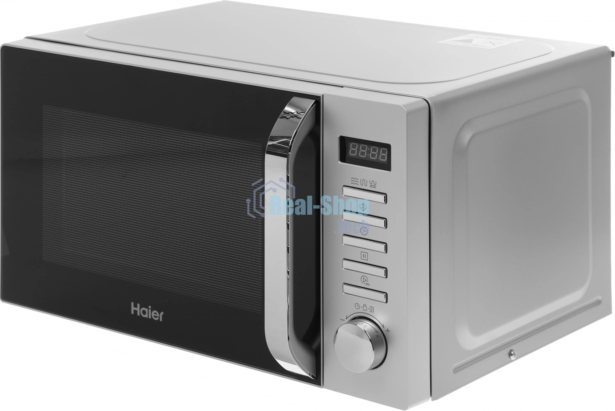 Микроволновая печь Haier HMB-DG208SA серебристый, 20 л, 800 Вт, переключатели - кнопки, поворотный механизм