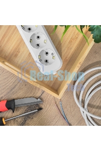 Колодка Rexant 3 гнезда с заземлением 11-8704