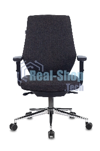 Кресло компьютерное Бюрократ CH-545SL серый 38-417, крестовина металл хром