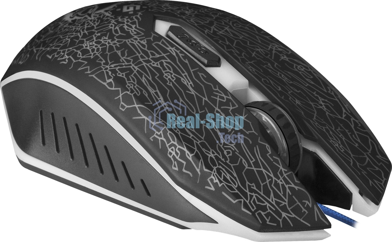 Мышь проводная Defender Shock GM-110L черный, 3200 dpi, USB, кнопки - 6