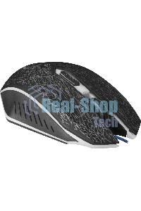 Мышь проводная Defender Shock GM-110L черный, 3200 dpi, USB, кнопки - 6