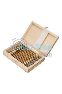 Набор сверл Matrix перовых по дереву, 10-12-14-16-18-20-22-25 мм 8 шт дерев,