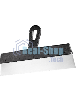 Шпатель фасадный Сибртех из нержавеющей стали, 600 мм, пластмассовая рукоятка