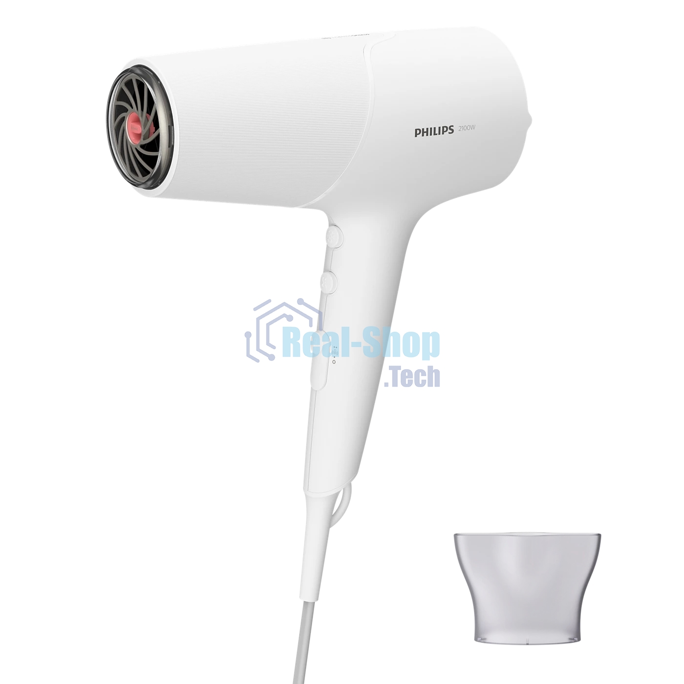 Фен Philips BHD500/00 белый, 2100 Вт, ионизация