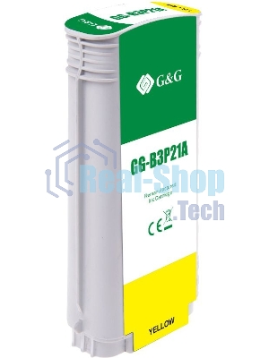 Картридж струйный G&G GG-B3P21A №727 желтый (130 мл) для HP DJ T920/T1500
