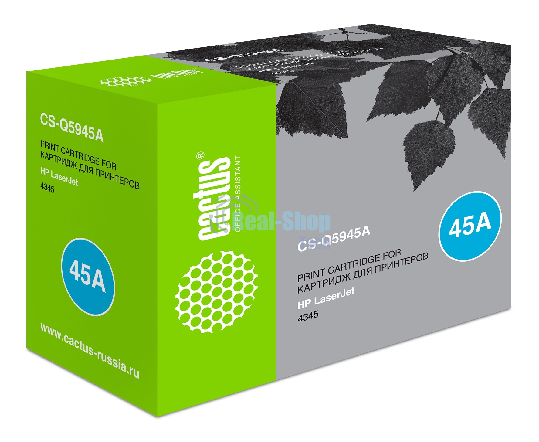 Картридж лазерный Cactus CS-Q5945A черный (18000 стр.) для HP 4345/4345MFP