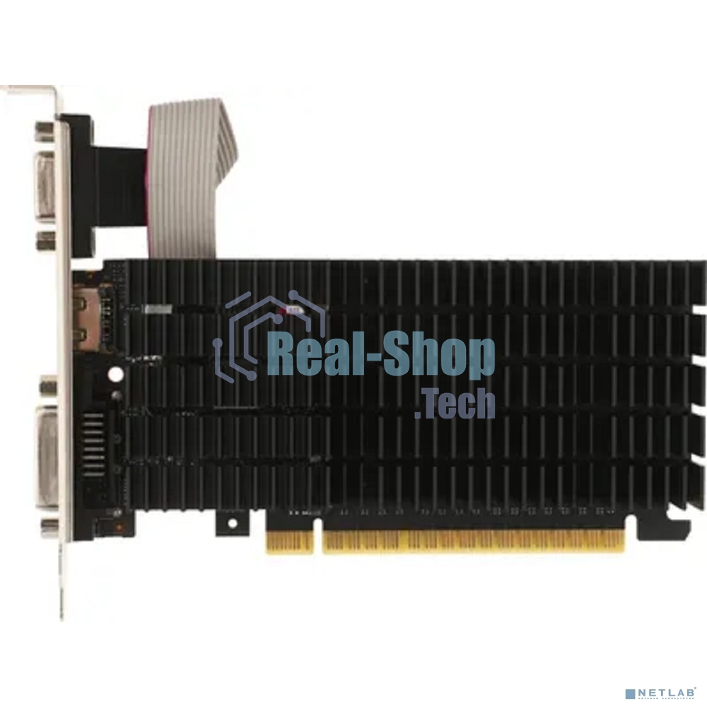 Видеокарта AFOX AF710-1024D3L5 GT710 1Gb DDR3 64BIT DVI HDMI VGA LP HEATSINK RTL