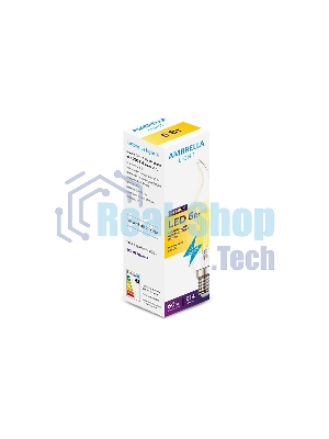 Светодиодная лампа Ambrella light 202214 Filament LED C37L-F 6W E14 3000K (60W)