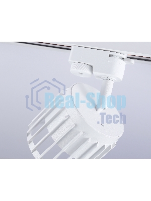 Трековый однофазный светильник Ambrella light GL5348 WH белый GX53 D100*80