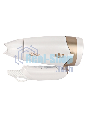 Фен HOLT HT-HD-003 белый, 1600 Вт, компактный