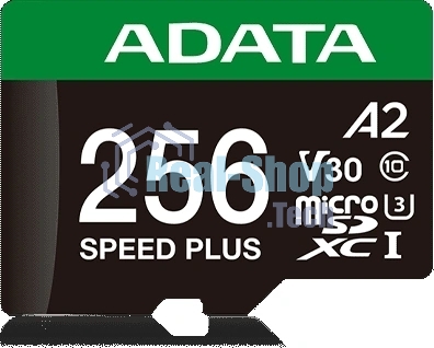 Флеш карта microSD ADATA 256Gb microSDXC Class 10 UHS-I U3 V30 A2 180/160 MB/s (SD адаптер)