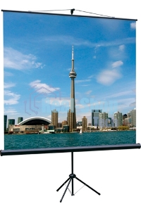 Экран на треноге Lumien 150x150 см Eco View LEV-100101 1:1 напольный рулонный