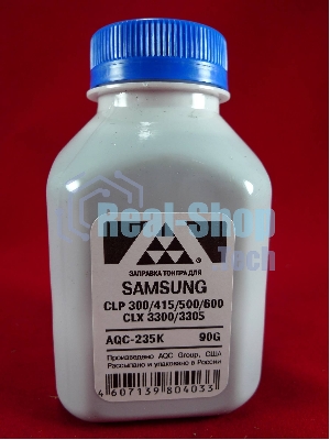 Тонер Samsung CLP 300/315/320/325/360/415/500/510/600/610/660/CLX3300/3305 черный, (фл.90г.) AQC фас. Россия