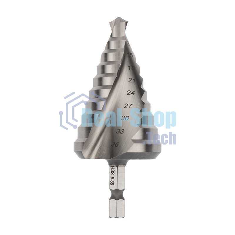 Сверло по металлу ступенчатое Kranz 9,0-36,0 мм 