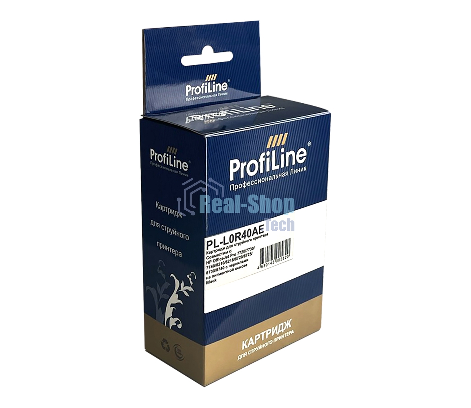 Картридж струйный ProfiLine PL-L0R40AE (957XL) для принтеров HP OfficeJet Pro 7720/7730/7740/8210/8218/8720/8725/8730/8740 с чернилами на пигментной основе Black 10,5 мл