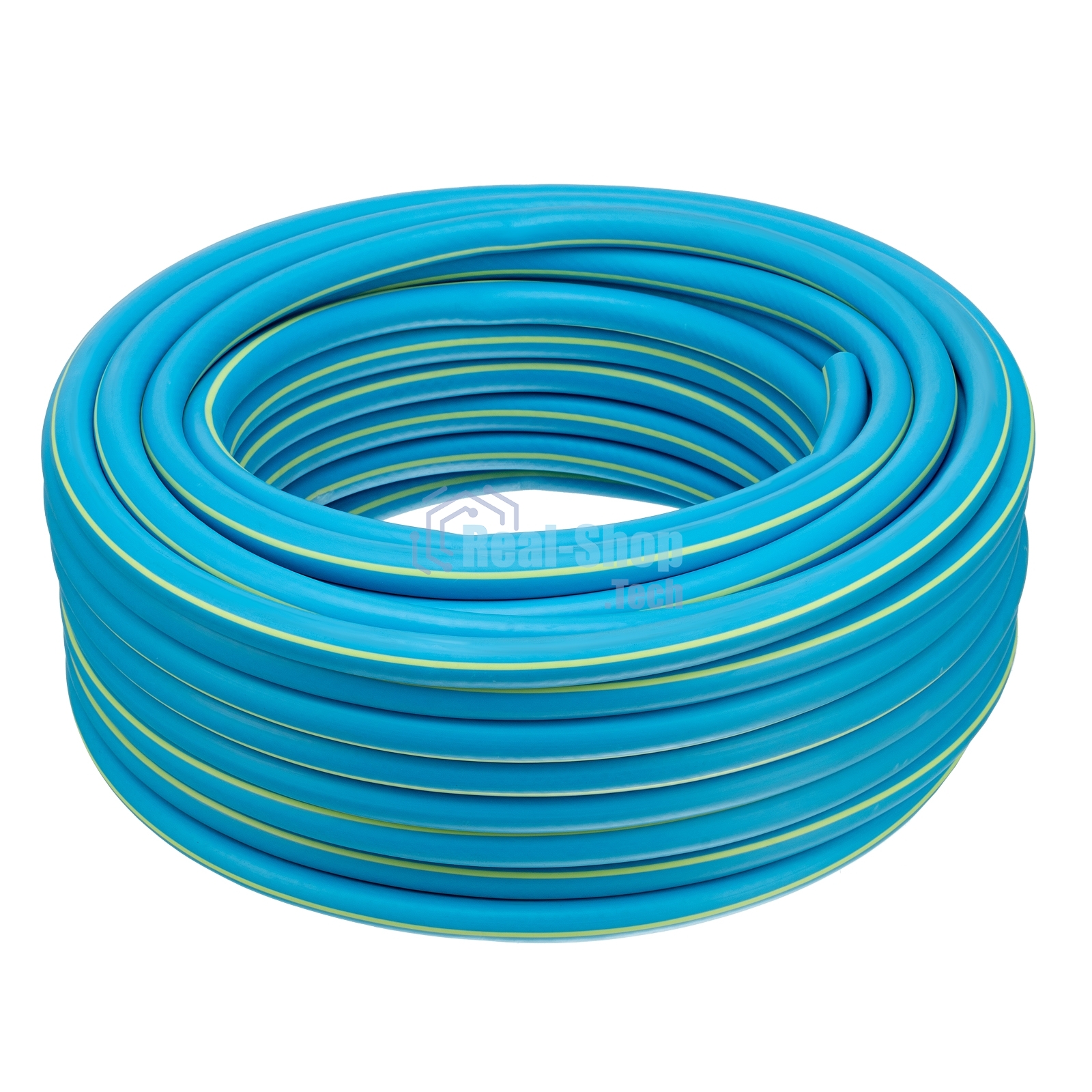 Шланг поливочный Palisad армированный 3 слойный ТЭП 1/2'', 35 м, лазурный