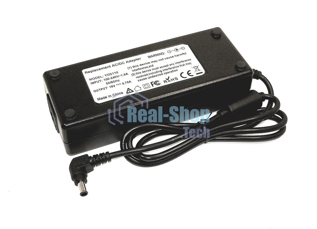 Блок питания для монитора и телевизора LCD 19V 5.79A 110W (6.5x4.4mm) OEM