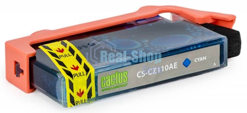 Картридж струйный Cactus CS-CZ110AE №655 голубой (14,6 мл) для HP DJ IA 3525/5525/4515/4525