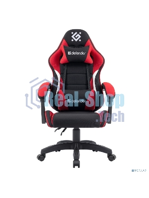 Кресло игровое Defender Sorrento черный/Красный, класс 3, ткань